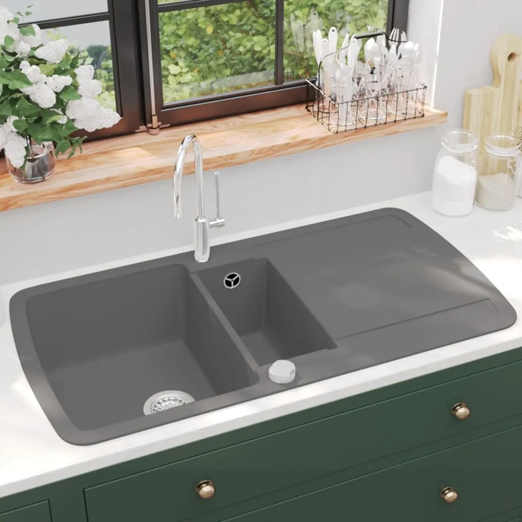 kitchen sink double basin