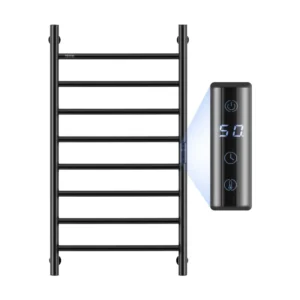 8 bars towel warmer rack wall mounted heated towel rack for bathroom black