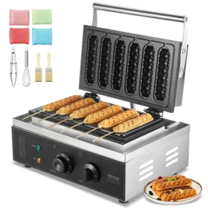 commercial waffle stick maker waffle baker hot dog waffle iron 1500w