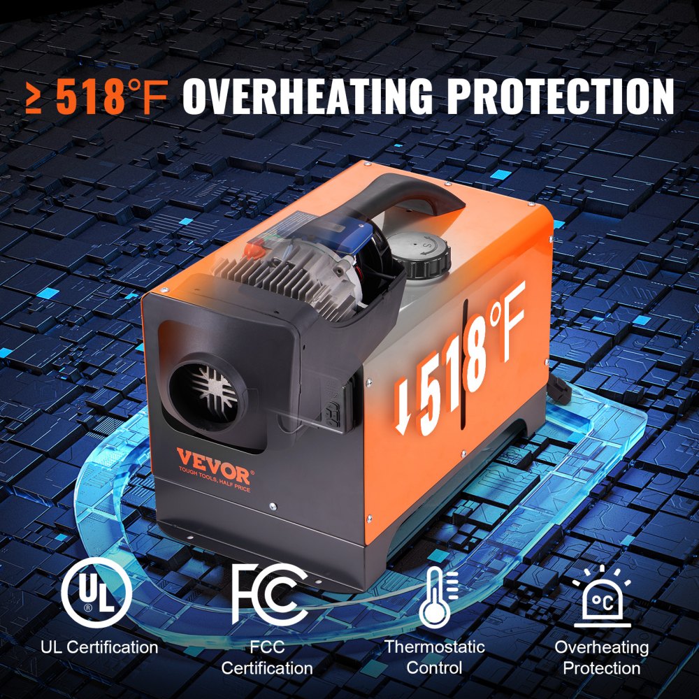 Diesel Air Heater All-in-one 12V 8KW Bluetooth App - Image 8