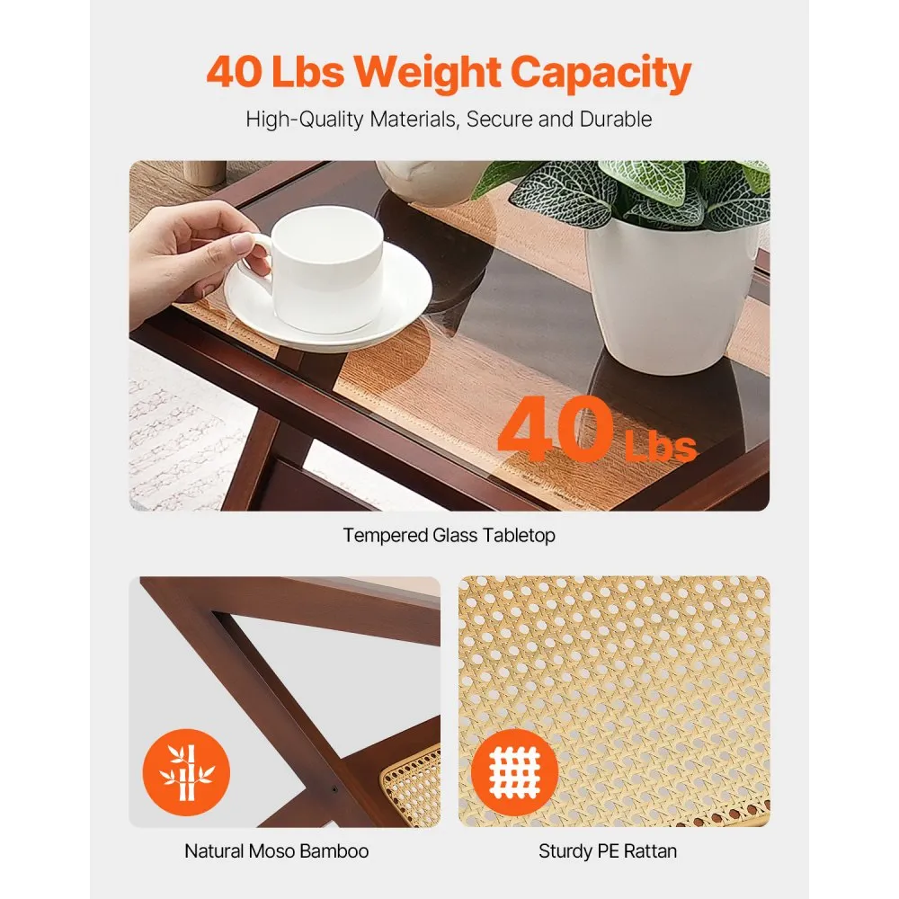 rattan coffee table z shaped rattan coffee table 1 tier for living room