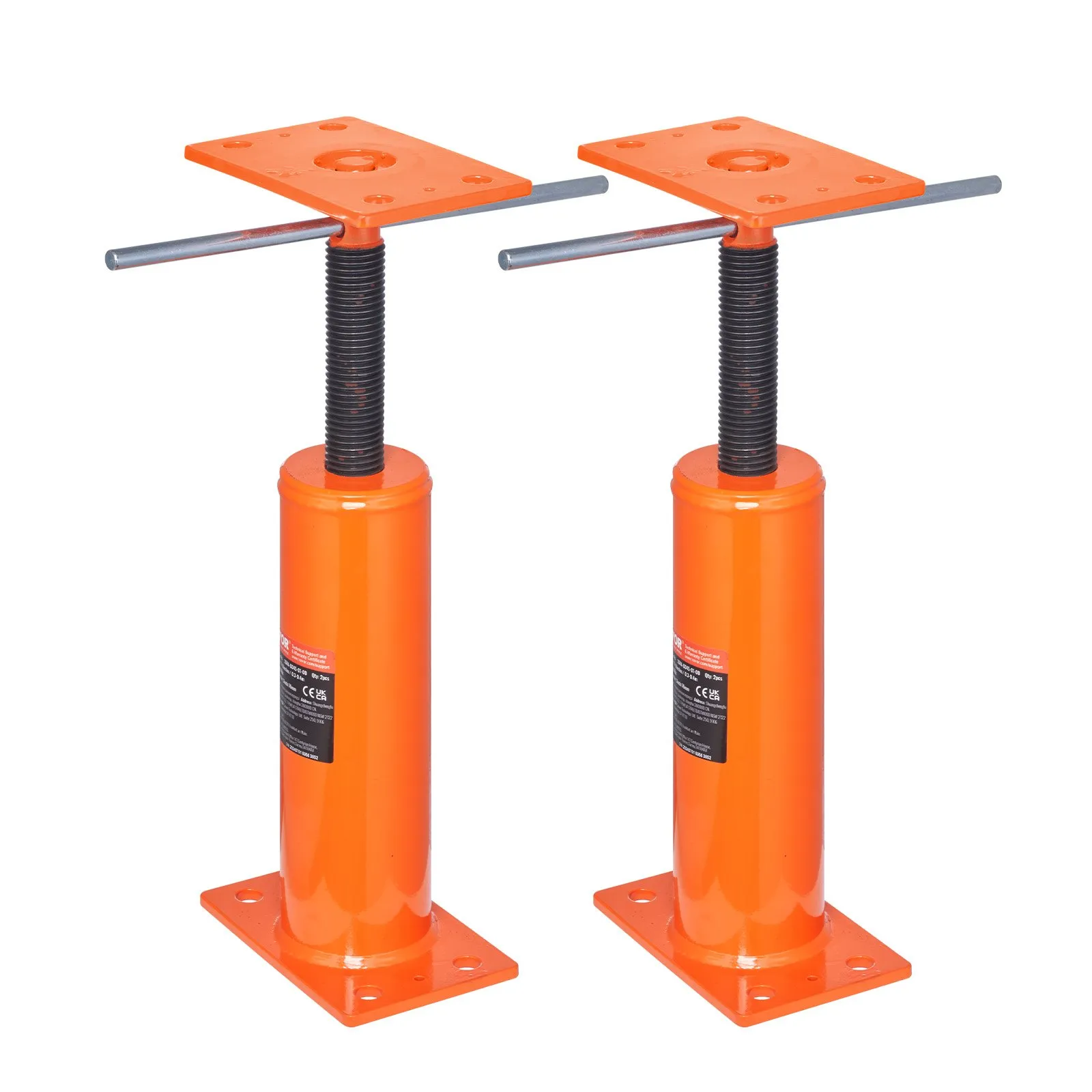 Adjustable Floor Jack Post - Twin Pack