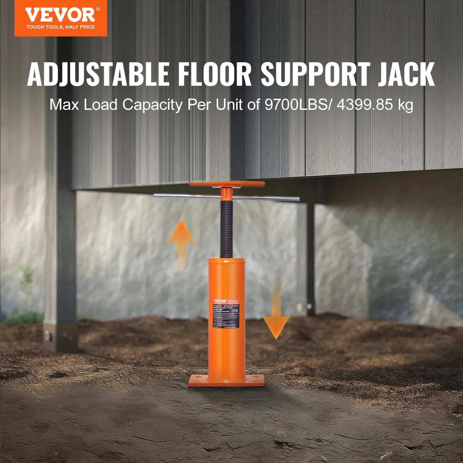 Adjustable Floor Jack Post - Twin Pack - Image 3