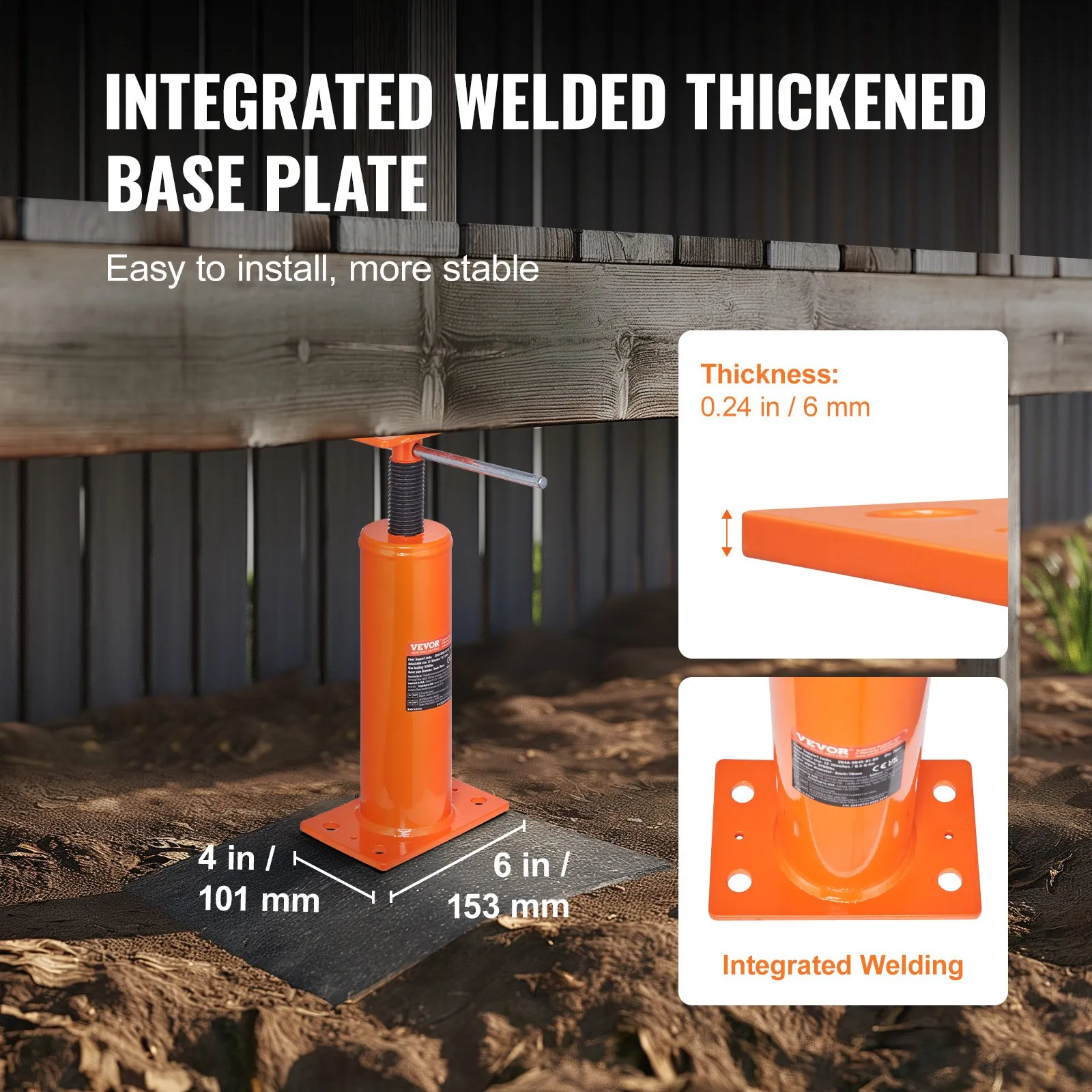 Adjustable Floor Jack Post - Twin Pack - Image 5