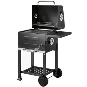 Charcoal Grill with Stainless Steel Grates